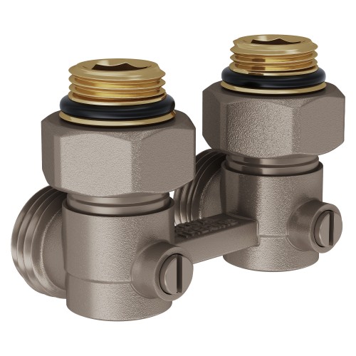 Узел нижнего подключения Royal Thermo угловой 1/2"х3/4"EK RTE 07.00002А