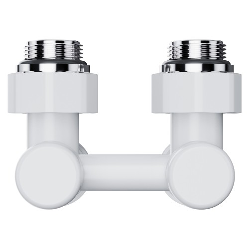Узел нижнего подключения Royal Thermo Design угловой 1/2"х3/4" EK (белый)