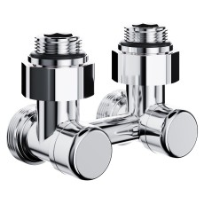 Узел нижнего подключения Royal Thermo Design угловой 1/2"х3/4" EK (хром)