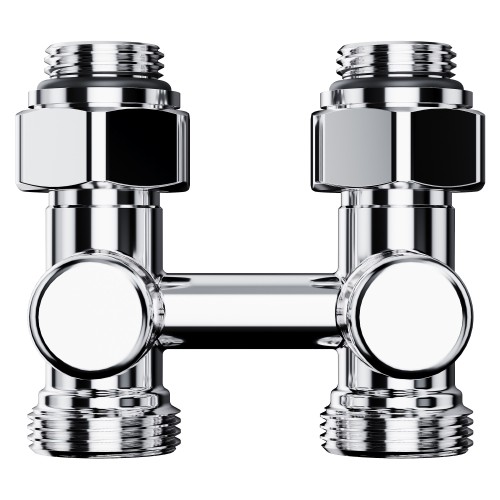 Узел нижнего подключения Royal Thermo Design прямой 1/2"х3/4"EK (хром)