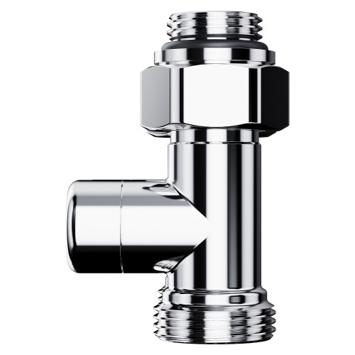 Узел нижнего подключения Royal Thermo Design прямой 1/2"х3/4"EK (хром)