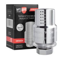Термоголовка жидкостная Royal Thermo Design М30х1,5 (хром) RTO 07.0010
