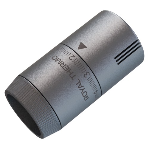 Термоголовка жидкостная Royal Thermo Design М30х1,5 (серебристый)