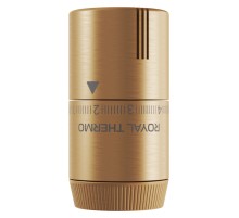 Термоголовка жидкостная Royal Thermo Design М30х1,5 (золото матовое)