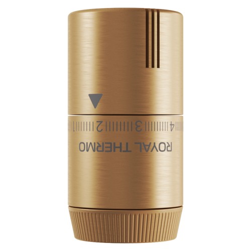 Термоголовка жидкостная Royal Thermo Design М30х1,5 (золото матовое)