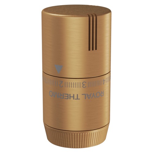 Термоголовка жидкостная Royal Thermo Design М30х1,5 (золото матовое)