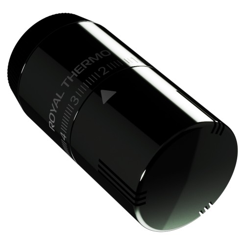 Термоголовка жидкостная Royal Thermo Design М30х1,5 (хром черный)