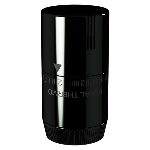 Термоголовка жидкостная Royal Thermo Design М30х1,5 (хром черный)