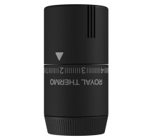 Термоголовка жидкостная Royal Thermo Design М30х1,5 (черный soft touch)