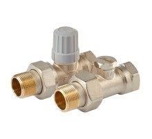 Набор термостатический для радиатора прямой ROYAL THERMO 3/4" Click