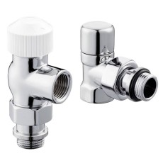 Набор термостатический для радиатора осевой Royal Thermo Design 1/2"М30х1,5 (Хром)