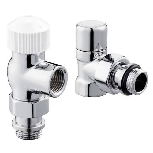 Набор термостатический для радиатора осевой Royal Thermo Design 1/2"М30х1,5 (Хром)