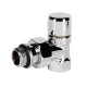 Набор термостатический для радиатора угловой Royal Thermo Design 1/2"М30х1,5 (Хром)