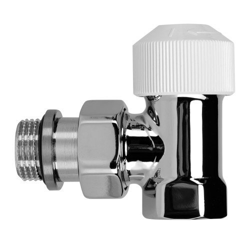 Набор термостатический для радиатора угловой Royal Thermo Design 1/2"М30х1,5 (Хром)