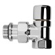 Набор термостатический для радиатора угловой Royal Thermo Design 1/2"М30х1,5 (Хром)
