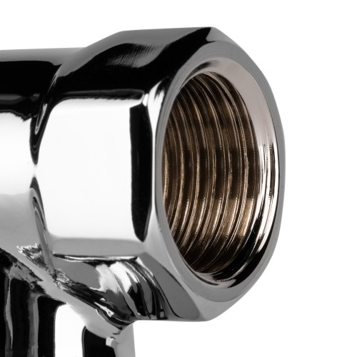 Набор термостатический для радиатора угловой Royal Thermo Design 1/2"М30х1,5 (Хром)