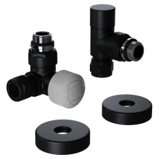 Набор термостатический трехосевой Royal Thermo Design Pro 15мм М30х1,5 (Черный)