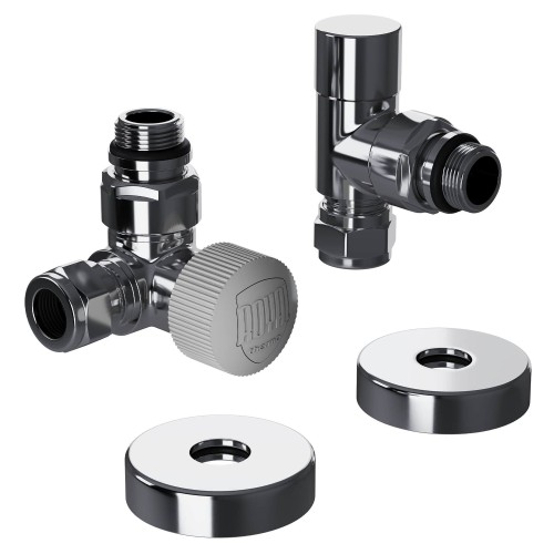 Набор термостатический трехосевой Royal Thermo Design Pro 15мм М30х1,5 (Хром)