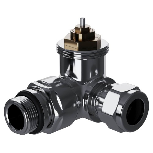 Набор термостатический трехосевой Royal Thermo Design Pro 15мм М30х1,5 (Хром)