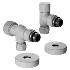 Набор термостатический осевой Royal Thermo Design Pro 15мм М30х1,5 (Белый)