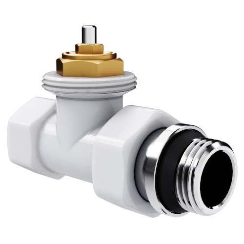 Набор термостатический прямой Royal Thermo Design 1/2"М30х1,5 (Белый)