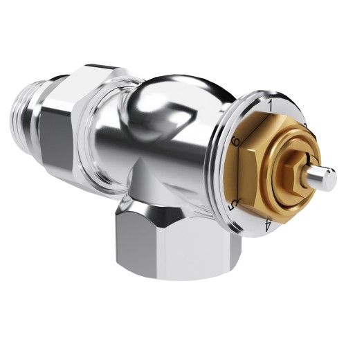 Набор термостатический осевой Royal Thermo Design 1/2"М30х1,5 (Хром)