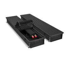 Конвектор внутрипольный Royal Thermo ATRIUM-110/250/1400-DG-U-BL