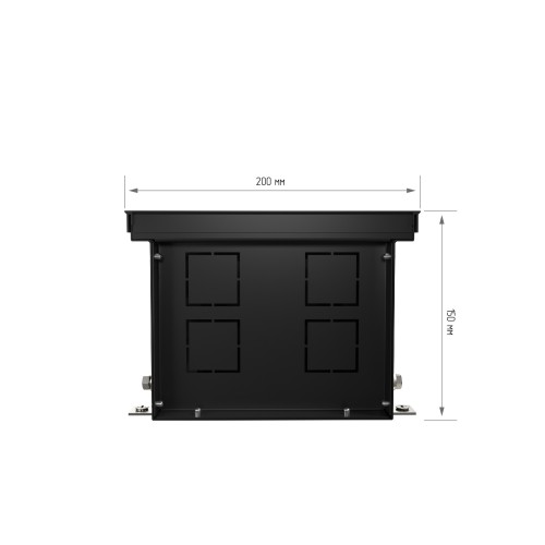 Конвектор внутрипольный Royal Thermo ATRIUM-150/200/1200-DG-U-BL