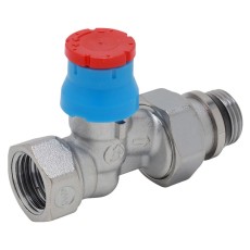 Клапан термостатический Giacomini R402TG для радиатора 1/2" ВН прямой, Kvs-1.26м3/ч