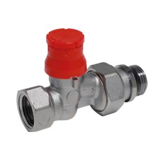 Клапан термостатический Giacomini R402PTG для радиатора 1/2" ВН прямой, Kvs-1.02м3/ч+преднастройка