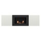 Тумба с биокамином Firelight BFP/P-1400L белая