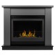 Каминокомплект: Биокамин Firelight BFP/P-2520, портал Canto 25 графит