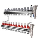 Коллекторы в сборе для теплого пола